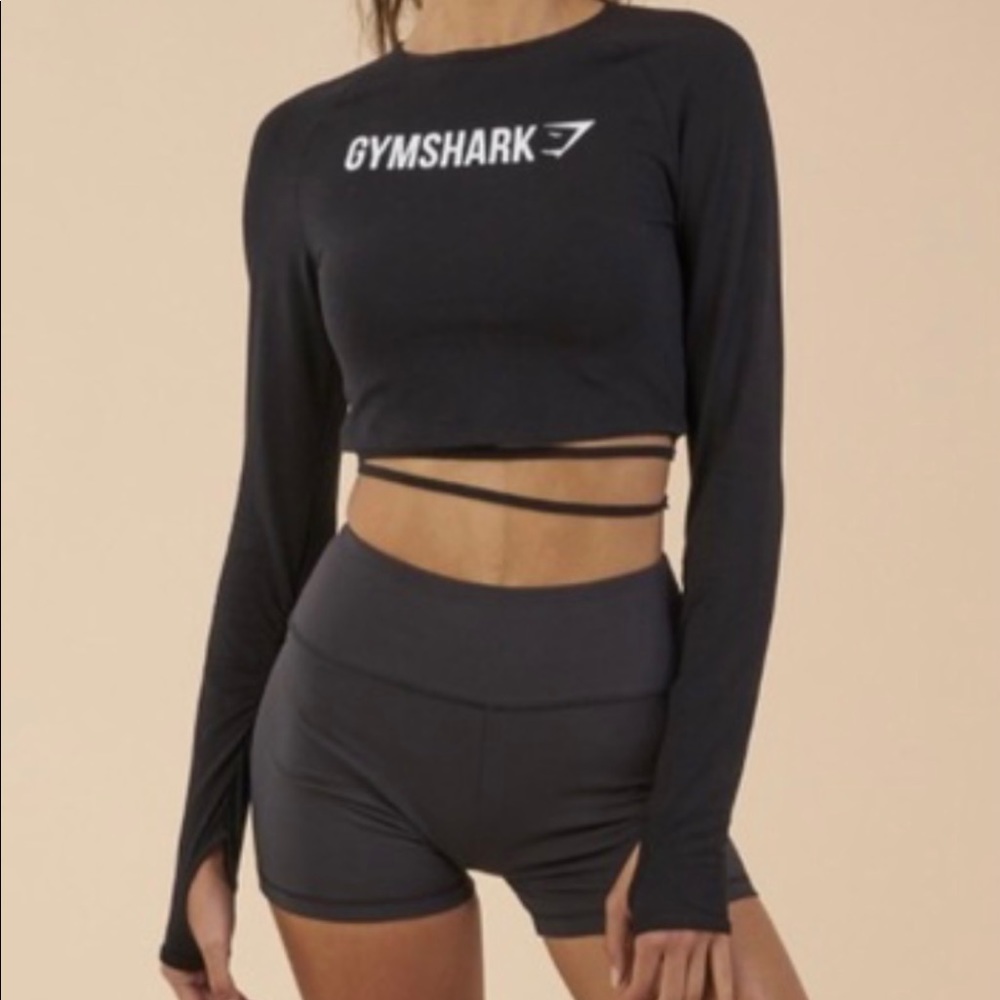 Gymshark tie-up long sleeve